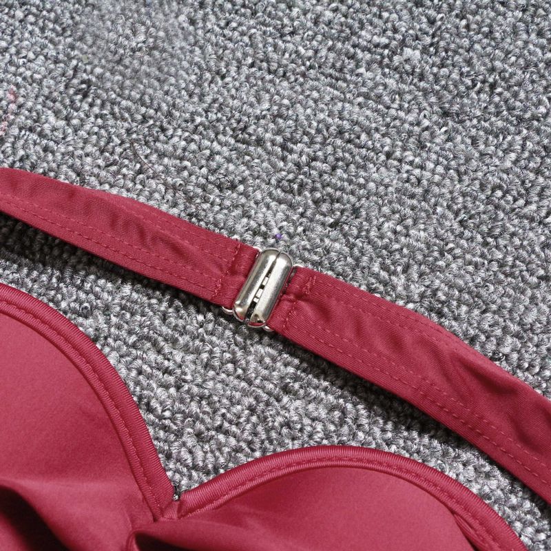 2020 Bikini Sexy Cross Strap Split Swimsuit_voghion.com