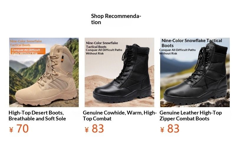 WalkPrime Factory Direct Cross-Border Men And Women Training Camping Hiking Tactical Mountaineering Shoes Combat Boots_voghion.com