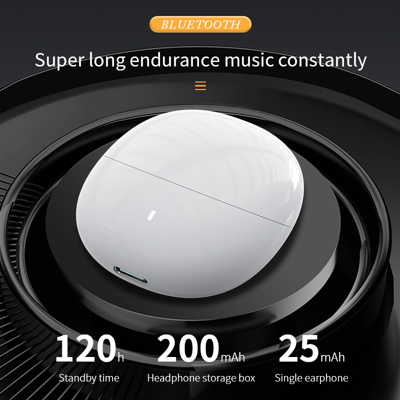 Auricolari wireless con qualità audio HIFI, audio stereo, connessione automatica, riduzione del rumore ad alta definizione e batteria a lunga durata_voghion.com