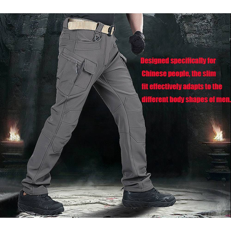 Factory Stock Outdoor Punching Suit Suit Men Winter Warm Padded Soft Shell Clothing Pants Windproof Ski Mountaineering Clothing_voghion.com
