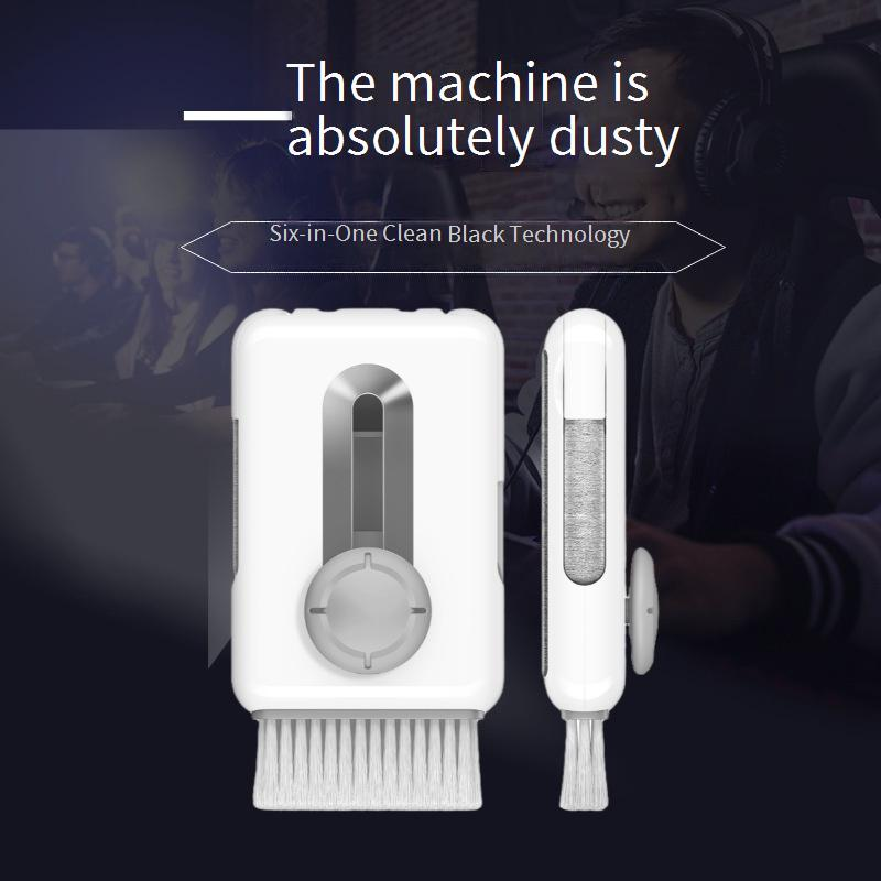 Căști Bluetooth 8 în 1 multifuncționale Bluetooth headset curățare stilou tastatură computer îndepărtarea prafului perie set digital telefon mobil_voghion.com