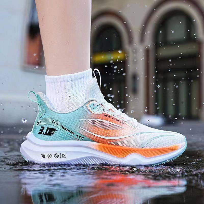 Zapatos de hombre, primavera, nuevos zapatos de malla transpirables con suela suave, zapatos deportivos casuales para jóvenes, zapatos para correr de moda de estilo coreano_voghion.com
