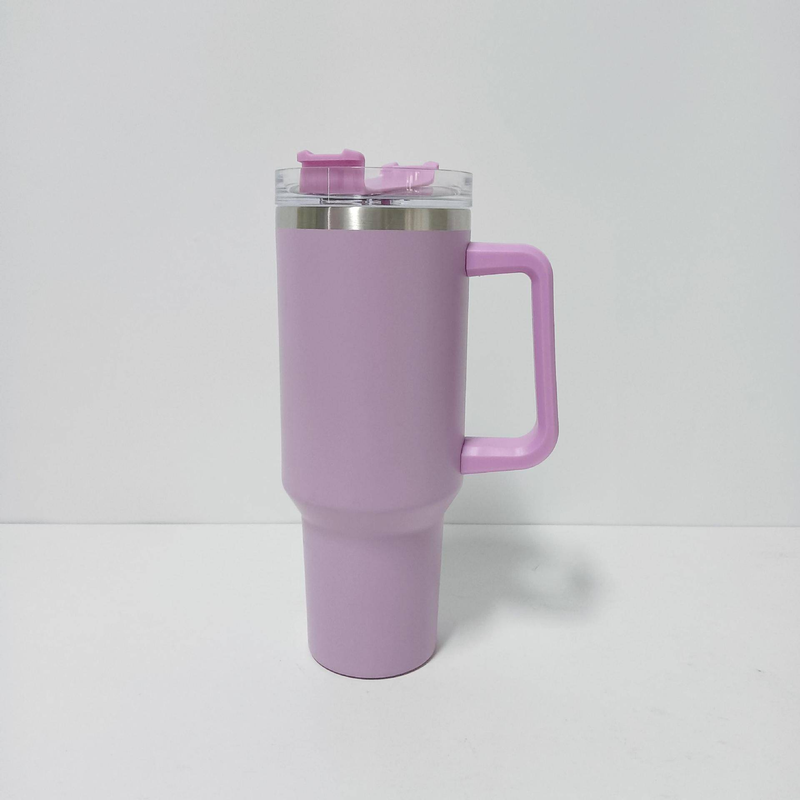 40oz Insulated Tumbler With Straw – Large Capacity Car Cup, 304 Stainless Steel Inner, Leakproof & Sweatproof, Keeps Drinks Cold/Hot For 6+ Hours_voghion.com