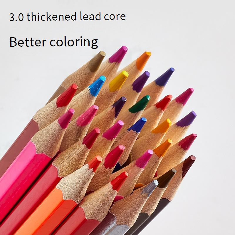 50-Color Premium Wooden Colored Pencils Set With Eraser & Sharpener - Ideal For Students, Artists & Gift Giving_voghion.com