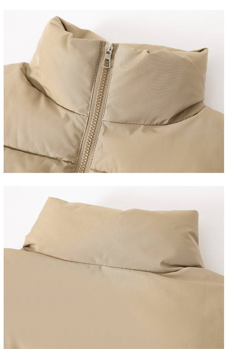 Gilet matelassé sans manches pour femme - Veste courte matelassée pour l'automne et l'hiver, superposition légère et chaude, tenue décontractée et de bureau_voghion.com