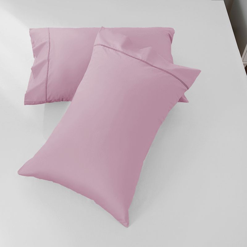 Geborstelde polyester kussenslopen met biezen - ultrazacht en huidvriendelijk, 10 elegante kleuren, 9 maten (40x60cm tot 80x80cm) Moderne minimalistische stijl_voghion.com