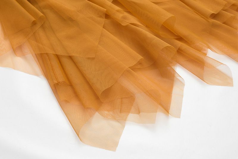 new autumn style temperament high waist slimming super fairy flower bud irregular mesh skirt female 8063_voghion.com