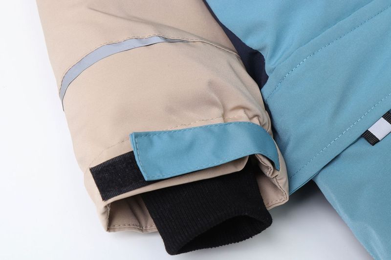 Boys' Color-Block Snowsuit – Thickened Winter Romper With Full-Zip (90-120cm) – Windproof Ski Jumpsuit For Toddlers_voghion.com