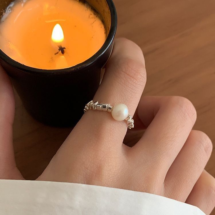 Taglio fresco e dolce per le donne, anello a grappolo d'uva impilabile e versatile di alta qualità, indice di personalità di nicchia più fine._voghion.com