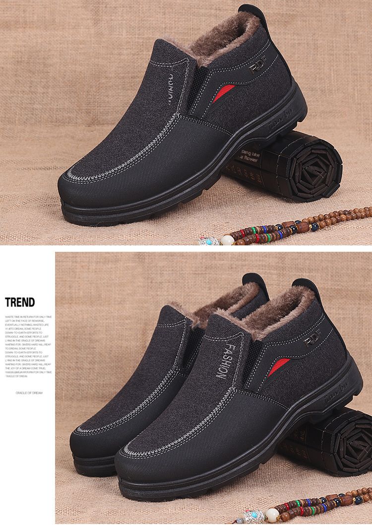 Factory wholesale foreign trade cotton-padded shoes old Beijing cotton-padded shoes winter fleece-lined warm soft sole shoes non-slip casual cotton-pa_voghion.com