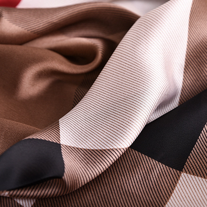 VOOTHOST 180x90cm Large Silk Soft Scarf Women Stylish Print Long Shawl Handkerchief Summer Elegant Travel Wrap VB127_voghion.com