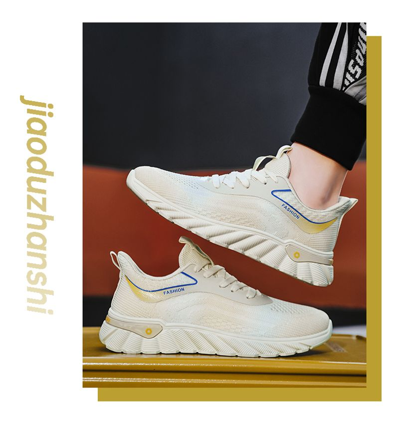 Herrenmode Atmungsaktive Sneakers Turnschuhe Leichte Wanderschuhe_voghion.com