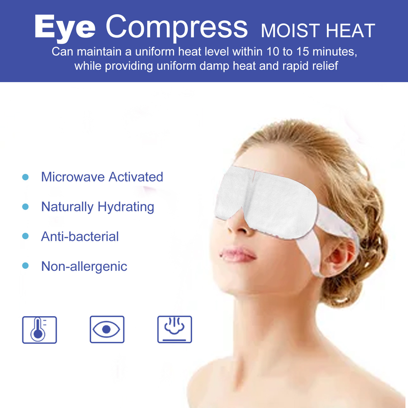 Steam Beautiful Urteøjenmaske Lindrer Træthed Tørre Øjenmaske Varm Påføring Skygge Beroligende Søvn Varmeøjenmaske_voghion.com