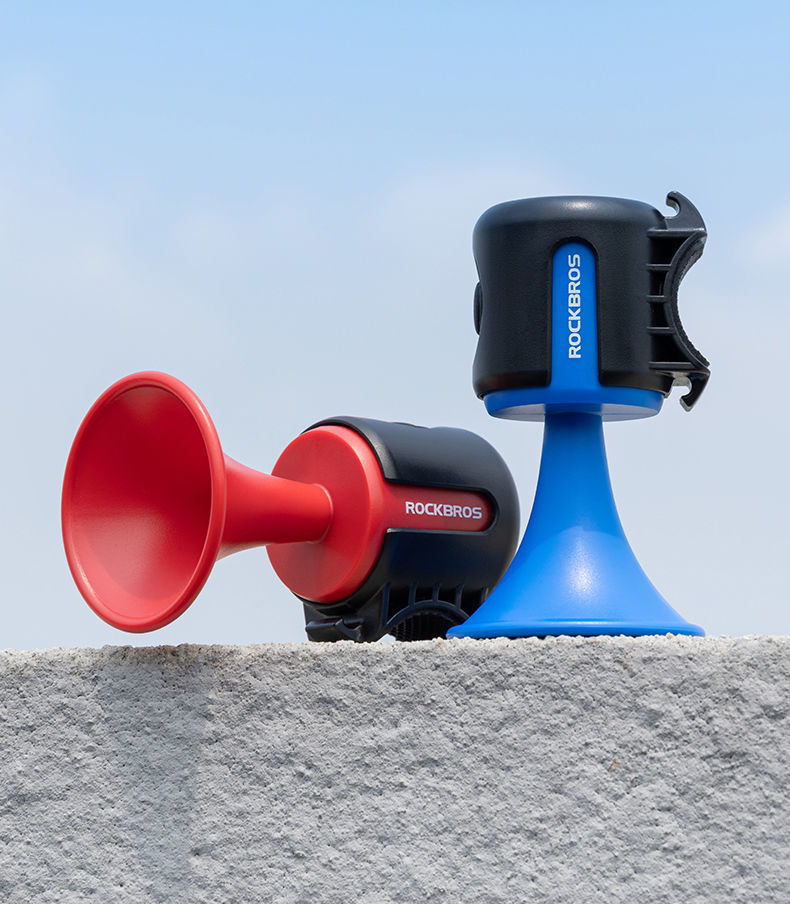 Klaxon de vélo universel Rock Brothers pour vélos électriques de route et de montagne, sonnette d'avertissement pour vélos d'enfants_voghion.com