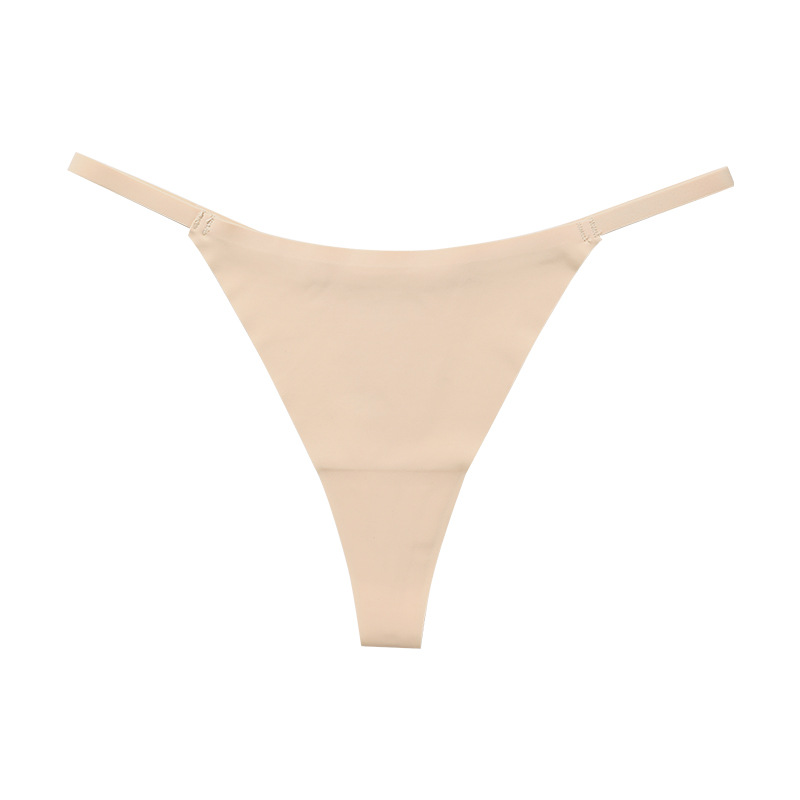 slip sportivi senza cuciture perizoma traspirante in seta di ghiaccio, slip da donna interi a vita bassa, taglie forti_voghion.com