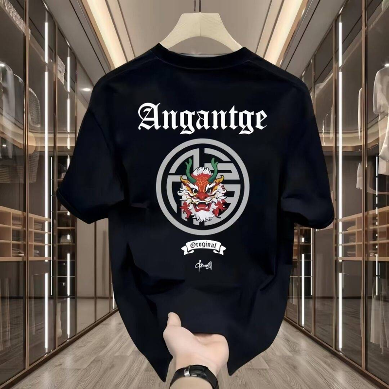 2024 Camiseta masculina de alta qualidade com gola redonda e manga curta_voghion.com