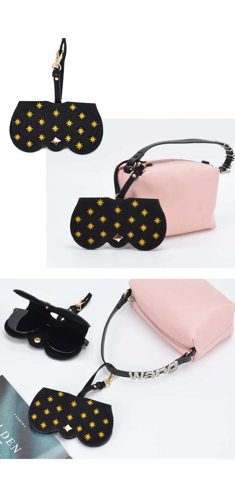 Unisex Brillentasche Out of the Street Brillentasche Sonnenbrillenbox PU Leder Sonnenbrillentasche Hakenanhänger_voghion.com