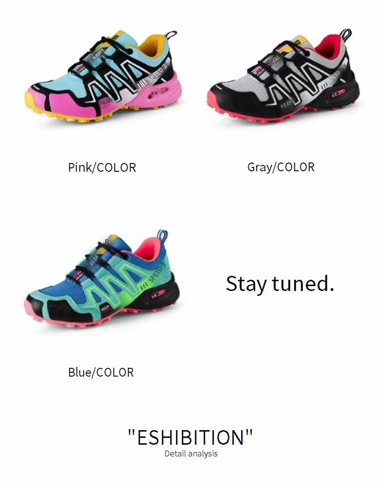 Women's Wide Width Hiking Shoes - Anti-Slip Trail Running & Outdoor Trekking Boots (Plus Size Available)_voghion.com