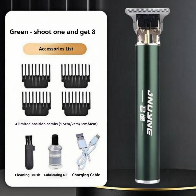 Cortapelos profesional de peluquería: resistente al agua, con o sin cable, con motor silencioso y cuchillas resistentes._voghion.com