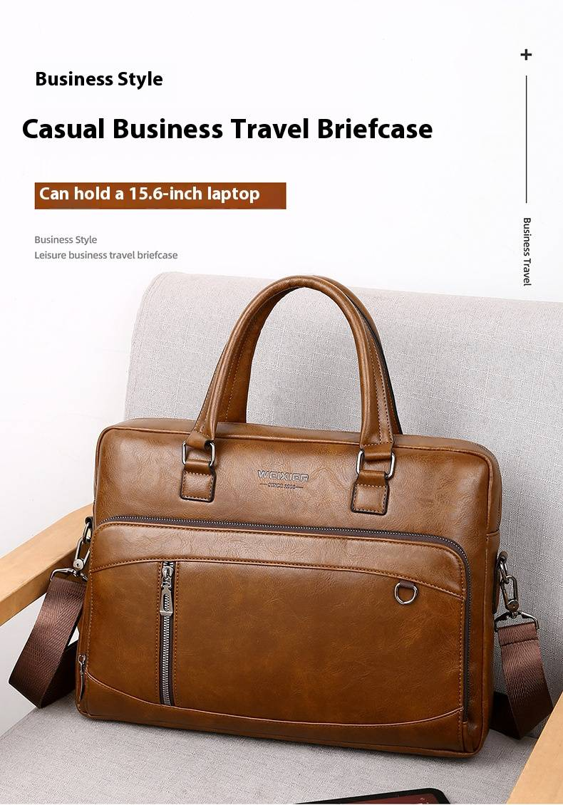 Borsa da uomo d'affari, borsa da uomo orizzontale, borsa a tracolla, borsa a tracolla, borsa da pendolare di alta qualità, grande capacità_voghion.com