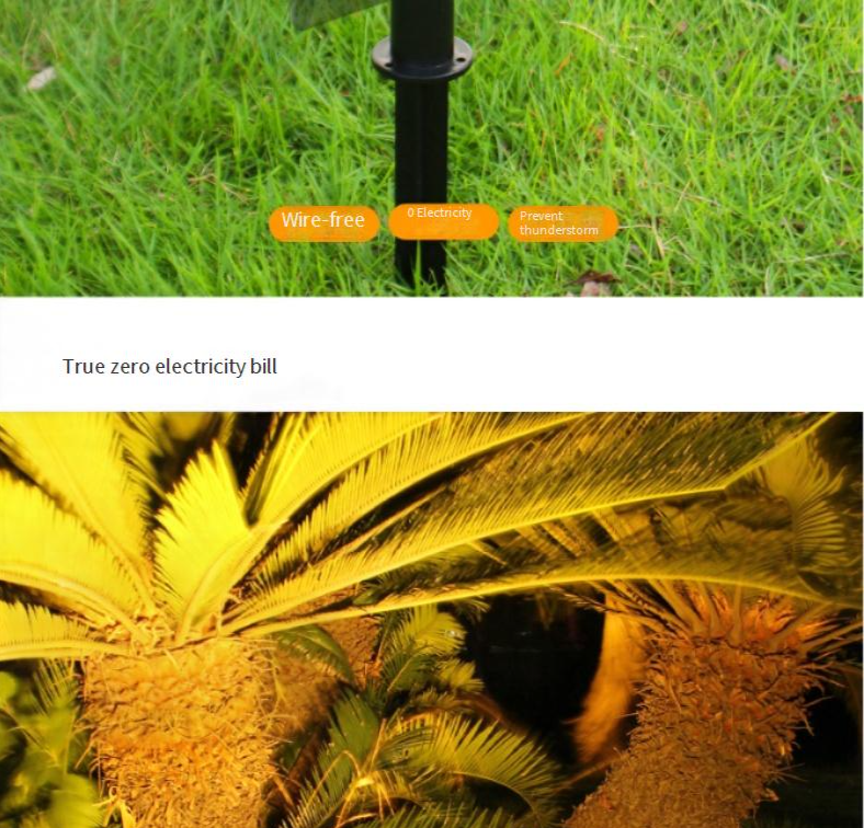 Solar-Gartenleuchten DC-778 – 2er-/7er-Pack LED-Strahler (Warmweiß/Kaltweiß/RGB), einstellbarer Winkel, IP65 wasserdicht für Hof, Weg, Baumbeleuchtung_voghion.com