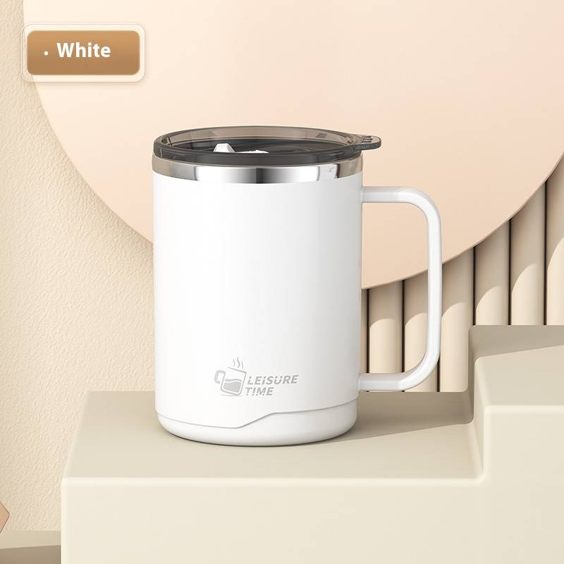 Geïsoleerde koffiemok van roestvrij staal 304 met maatstreepjes - dubbelwandige vacuüm reisbeker, lekvrij deksel, warmte- en koudebehoud_voghion.com