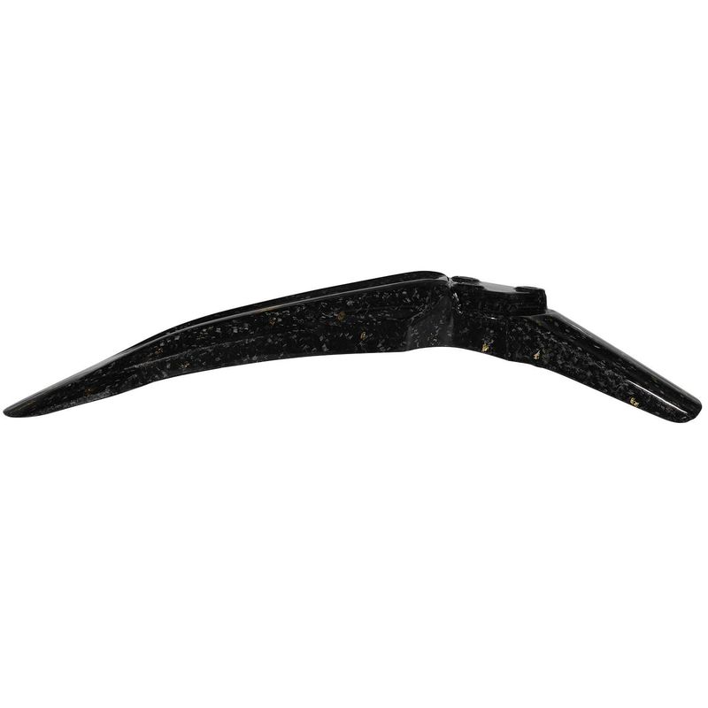 Carbonfaser-Kotflügel vorne für X/S Elektro-Dirtbike – Leichter und langlebiger Kotflügel für Offroad-Motorräder (Schwarzgold/Schwarzviolett, 49 x 13 x 10 cm)_voghion.com