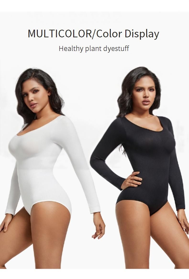 High-Waist Seamless Shapewear Bodysuit - Tummy Control Slimming Full Body Shaper For Women, Ultra Stretchy & Comfortable_voghion.com