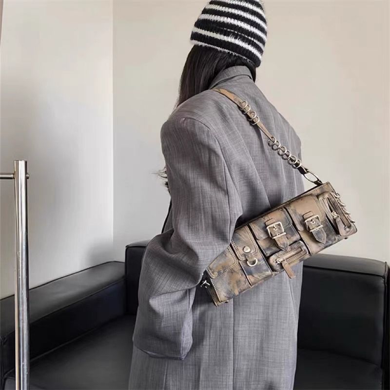 Niche Design Functional Women's 2025 Autumn And Winter New High-end Multi-Pocket Shoulder Armpit Bag Fashion Versatile Casual Daily_voghion.com