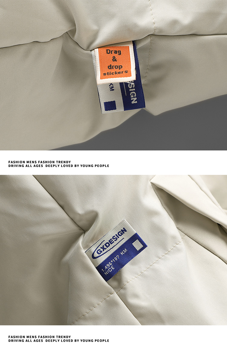 Männer Winter Neue Casual Unten Baumwolle Mantel Lose Hübsche Warme Verdickte Stehkragen Vielseitig Baumwolle Mantel_voghion.com