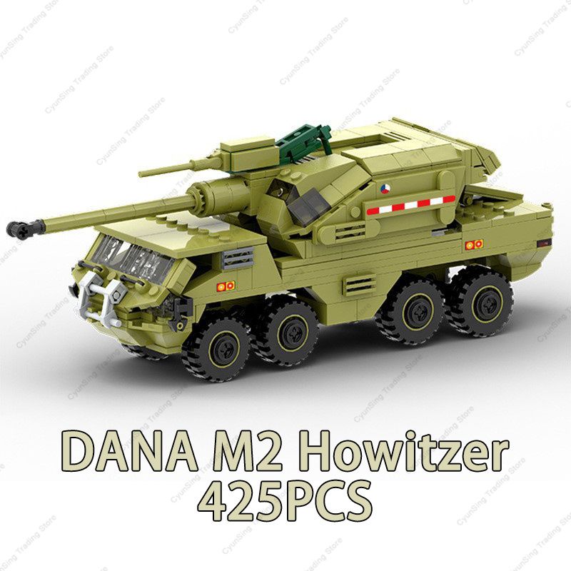2024 Modern Military BOXER XM808 Armor Vehicle DANA M2 BTR-4 Infantry Fighting Car Model Building Blocks Sets Doll Brick Kid Toy_voghion.com