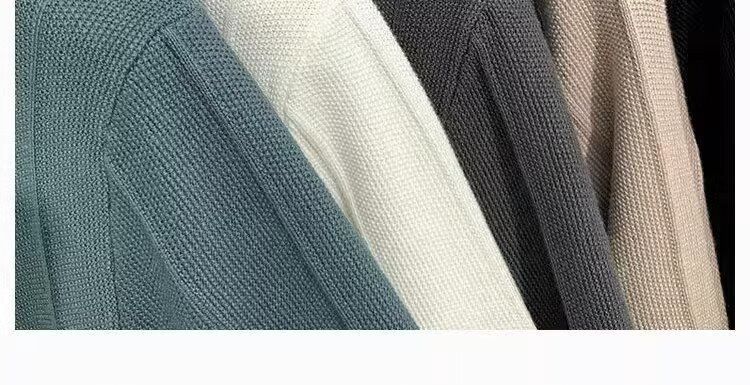 Herrenbekleidung Sommer gestrickte Herrenmarke einfaches und vielseitiges lockeres T-Shirt aus Eisseide mit kurzen Ärmeln cooles Drapieren neue Oberteile für Herren_voghion.com