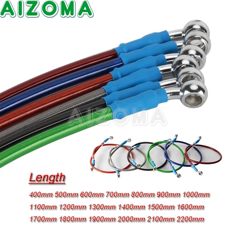 40 cm-220 cm universāls motociklu hidraulisko bremžu šļūteņu, E trošu cauruļu pītās eļļas šļūtene Honda XR CRF 50 70 80 100_voghion.com