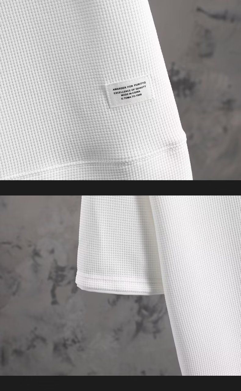 Pantaloncini a maniche corte da uomo all'ingrosso, larghi, finti due pezzi, a pois_voghion.com