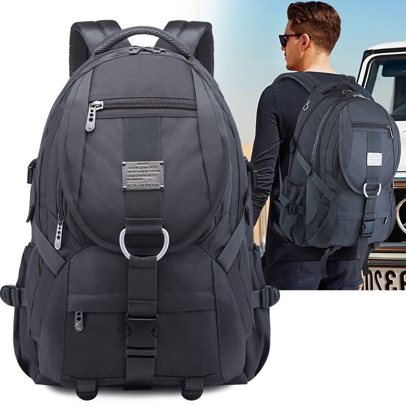 LazyZoom Nuovo Zaino da Viaggio Grande Capacità per Uomo, Tessuto Oxford 55L, Resistente, Zaino da Trekking per Studenti e Scuole_voghion.com