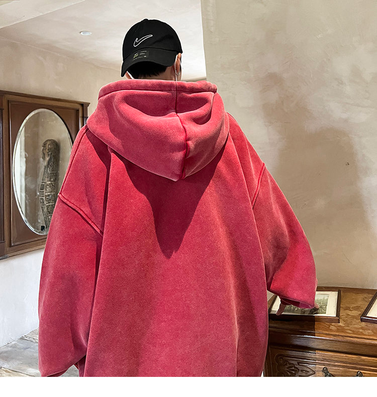 Sweat-shirt à capuche japonais pour hommes, grande taille, lourd, de haute qualité, modèle régulier, nouvelle collection 2024_voghion.com