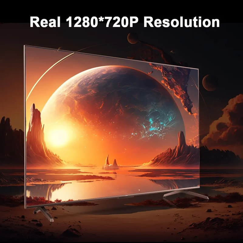 HY300 Projektor 4K Android 11 Dual Wifi6 200 ANSI Allwinner H713 Bluetooth 5.0 1080P 1280*720P Heimprojektor_voghion.com