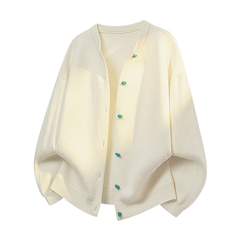 Men's Plus Size Knit Cardigan – Thick Textured Sweater For Autumn & Winter_voghion.com
