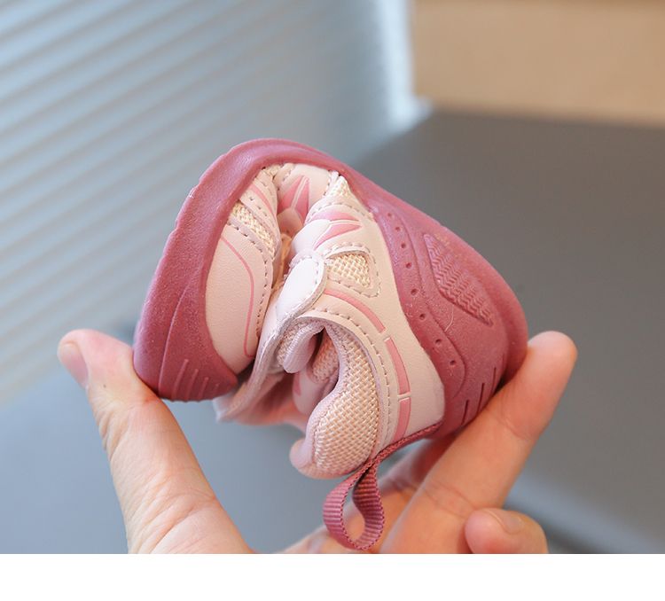 Scarpine per neonati e bambini, design a rete per la primavera e l'estate, suola morbida con funzione antiscivolo, che unisce funzionalità e comfort._voghion.com