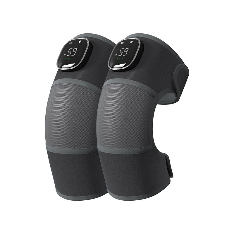 Wireless Heating Knee Massager With Vibration & Magnetic Therapy - Adjustable Temperature For Joint Pain Relief, Arthritis,_voghion.com