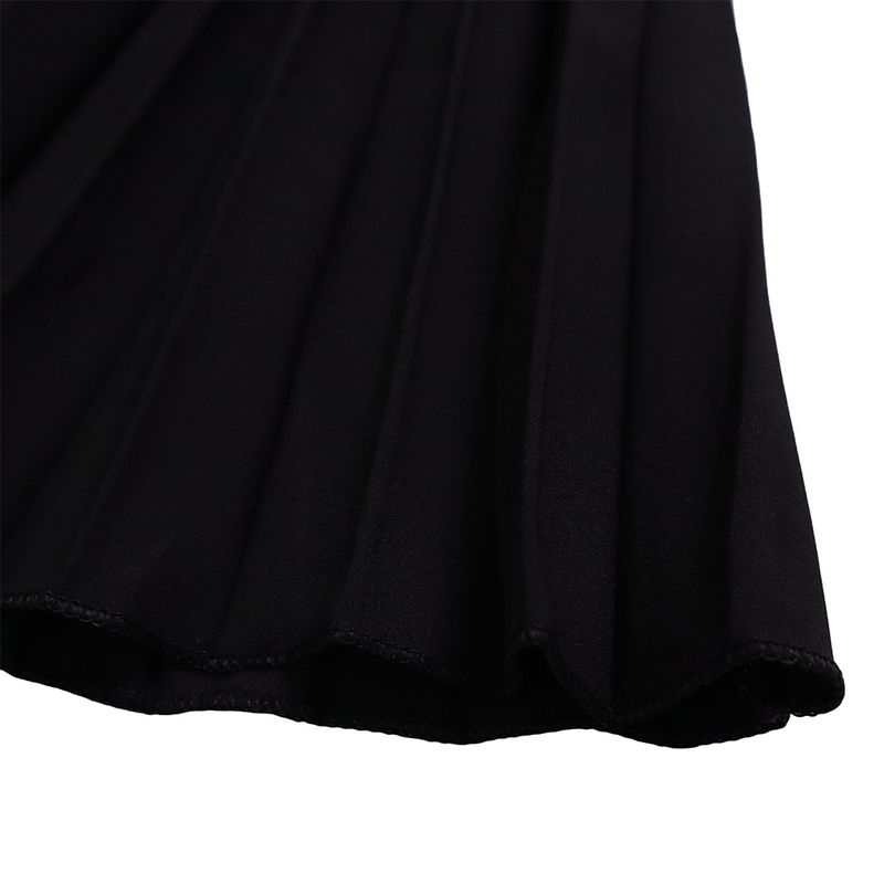 Damenbekleidung Sommermode zweiteilig ärmellos rückenfrei unregelmäßig langer Rock Hose mit weitem Bein_voghion.com