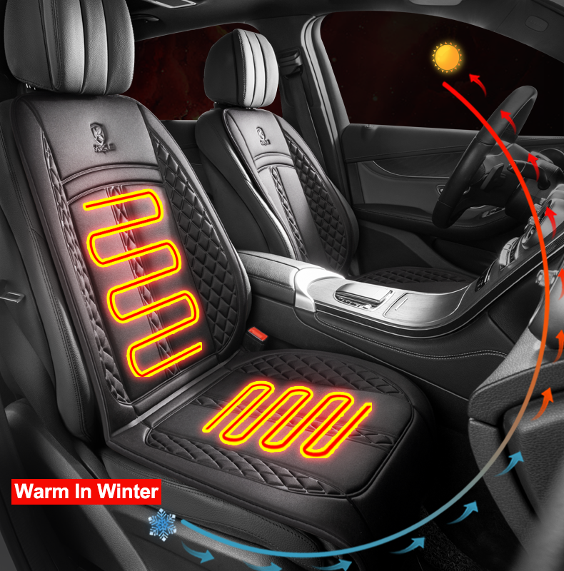 Universal 12V Heating Pad Soft Heated Cover Upgraded Wideth Warm Winter Seat Protector Car Accessories_voghion.com