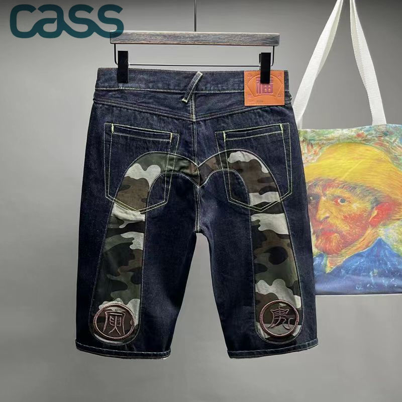 bomull anpassad Ny stil sommarbroderi Denim designerjeans Ripped Casual Cut UP Jeans shorts byxor för854_voghion.com