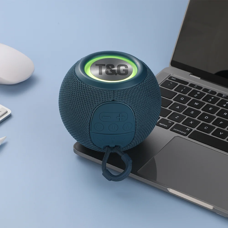 TG337 Bluetooth-høyttaler Bærbar TWS Trådløs Mini Bass Boombox LED-høyttaler IPX7 utendørs musikkspillerstøtte BT AUX FM TF_voghion.com