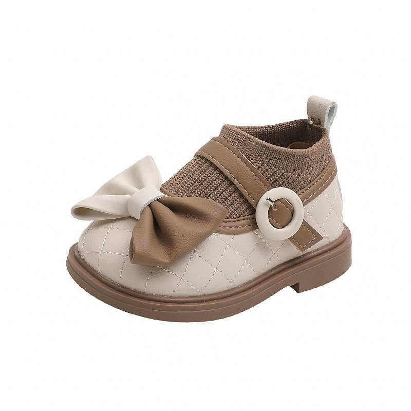 Babyschuhe für Mädchen 1-6 Jahre alt kleine Lederschuhe rutschfeste weiche Sohlen Baby-Lauflernschuhe für kleine Mädchen ausländischer Stil Prinzessinnenschuhe_voghion.com