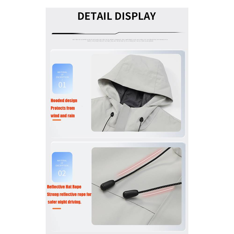 Thin Section Punching Jacket Men's Customized Spring And Autumn Windproof Waterproof Women's Jacket Outdoor Hiking Work Clothes_voghion.com