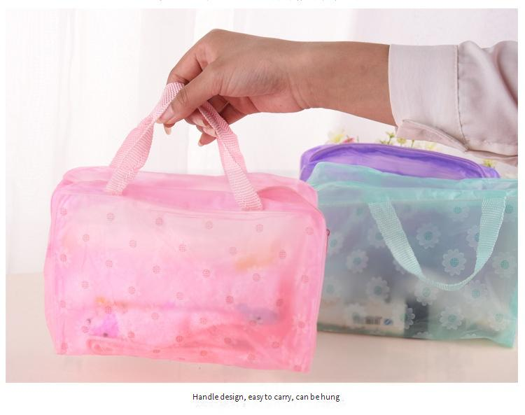 Aufbewahrungstaschen Reise-Kulturtasche, Blumenmuster, wasserdichte Aufbewahrungstasche für Kosmetika aus PVC, Toilettenartikel, Badezubehör, Reise-Aufbewahrungstasche_voghion.com