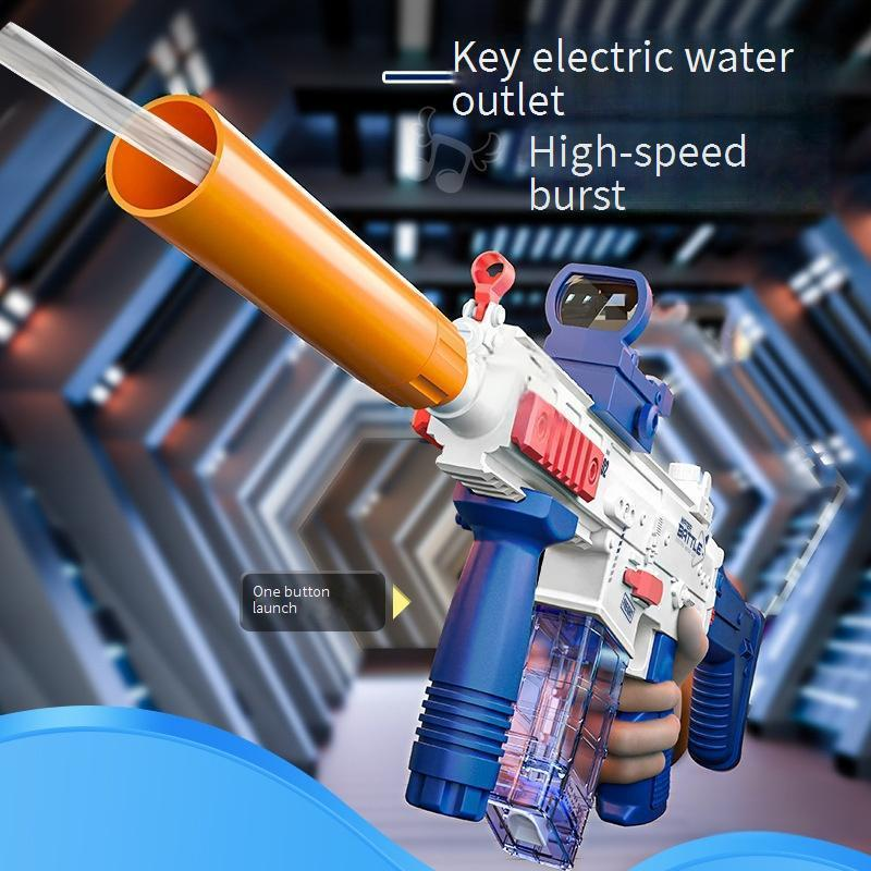Auto Rapid-Fire Water Blaster 1000ml Tank Electric Water Gun For Splash Battles Pool Parties Team Building Summer Outdoor Fun For Kids Adults_voghion.com