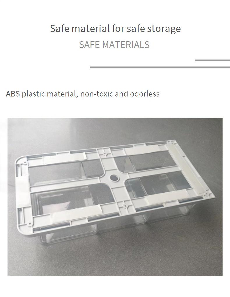 Cassetti estraibili - Scatola portaoggetti in plastica per vestiti, biancheria intima e scarpe con design multiuso_voghion.com