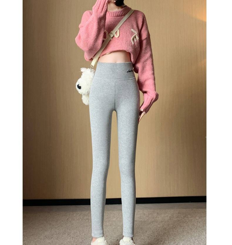 Leggings polaire doublés sherpa pour femme – Pantalon d'hiver ultra-chaud et doux comme un nuage (3 tailles, 6 couleurs) Collants thermiques taille haute_voghion.com